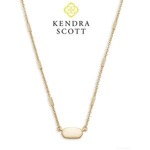 NWOT Kendra Scott Fern 14k Gold Pendant Necklace